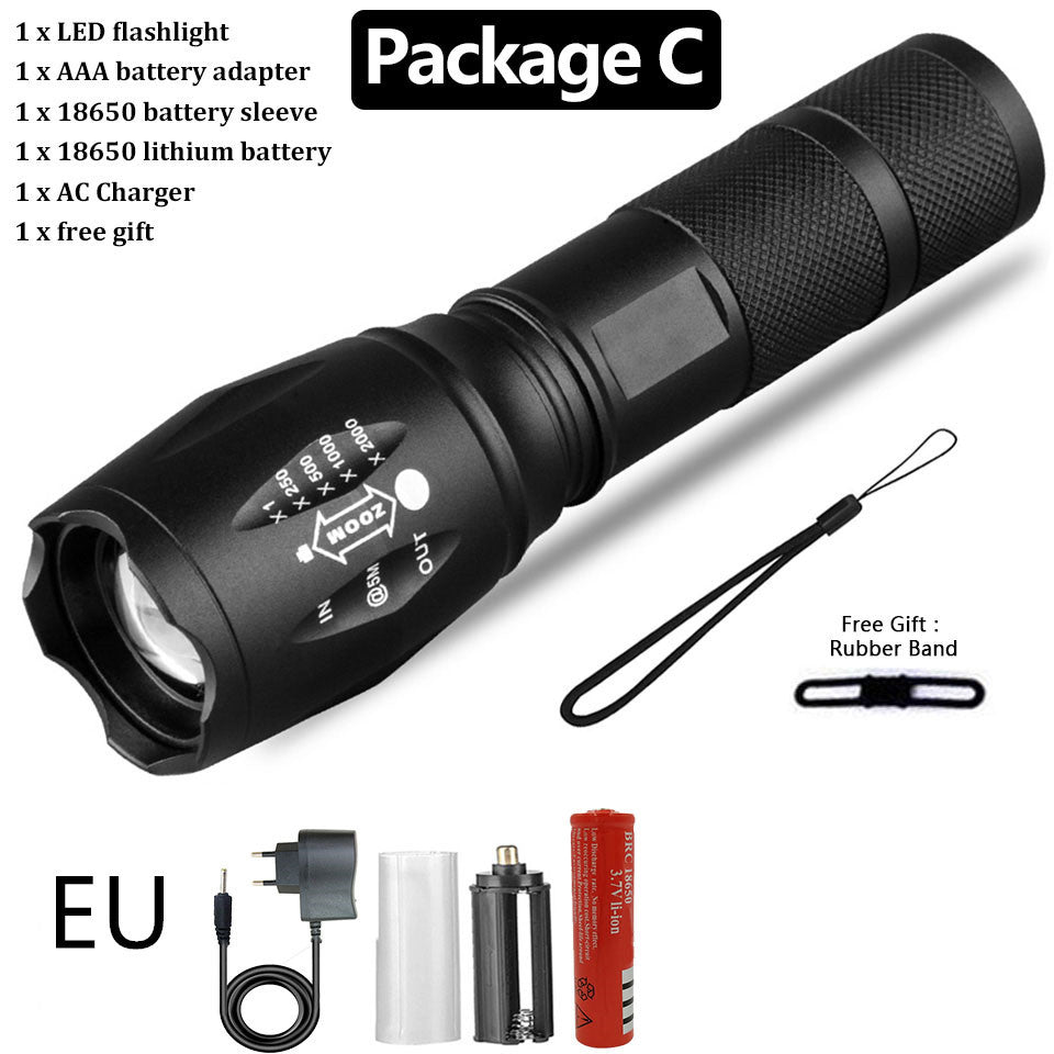 Strong Waterproof Super Bright Flashlight