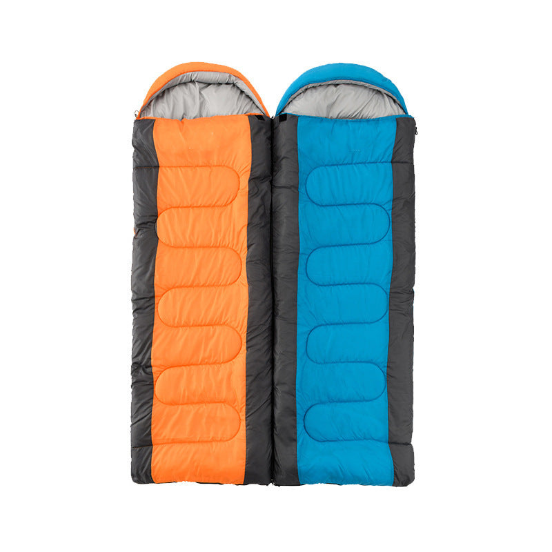 Outdoor Interlocking Hooded Camping Sleeping Bag