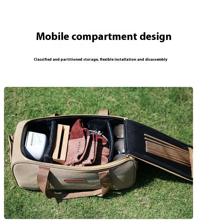 Outdoor Camping Thickened Gas Tank Stove Bag