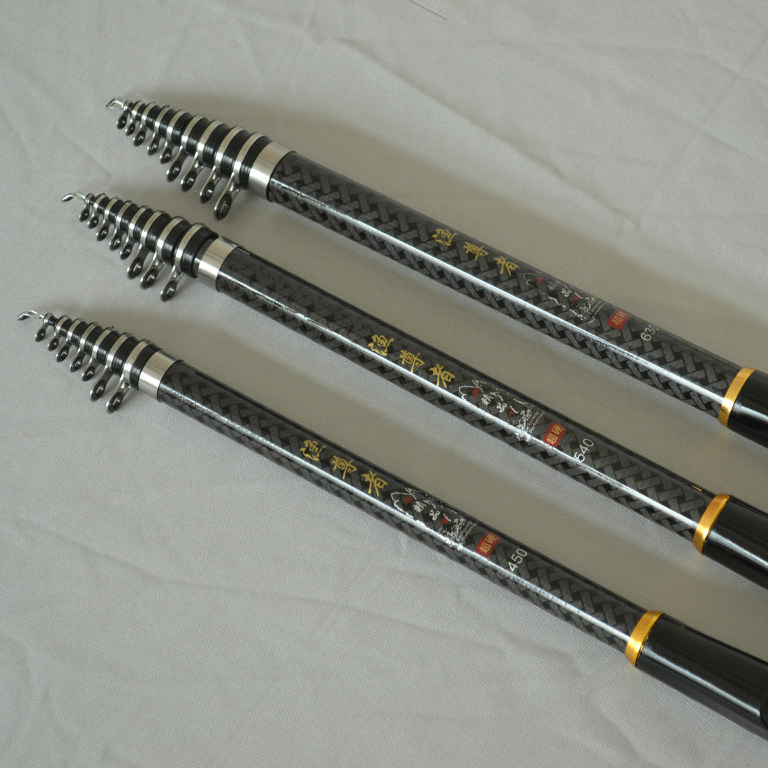Carbon fishing rod pole