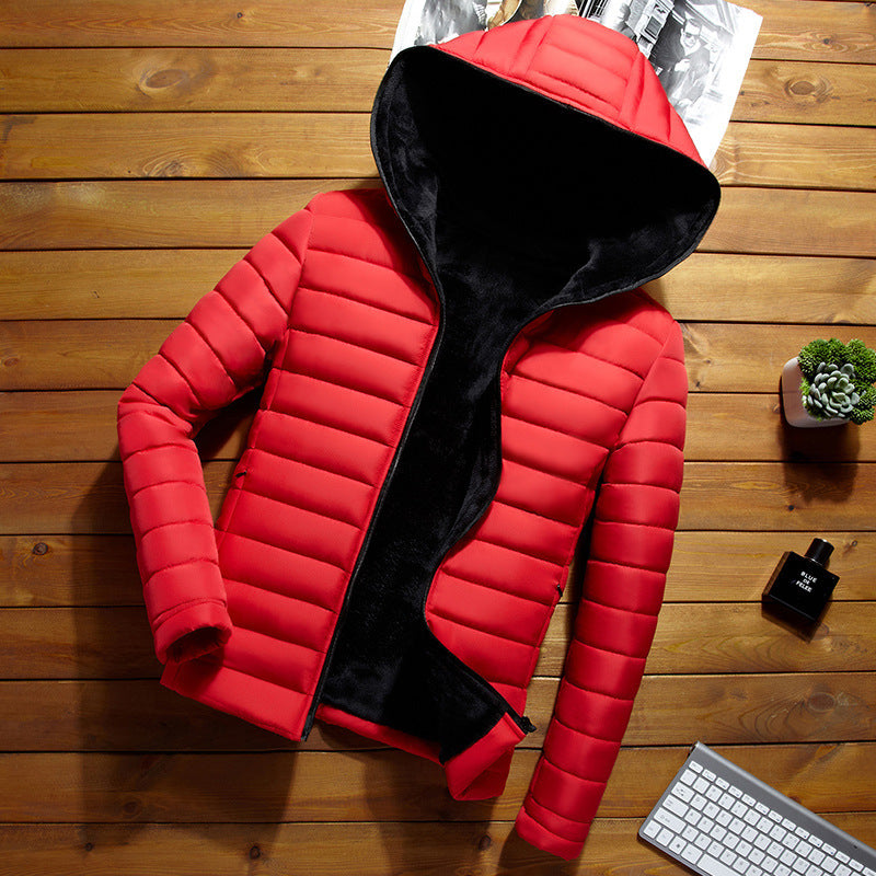 Men's Winter Short Padded Slim Jacket