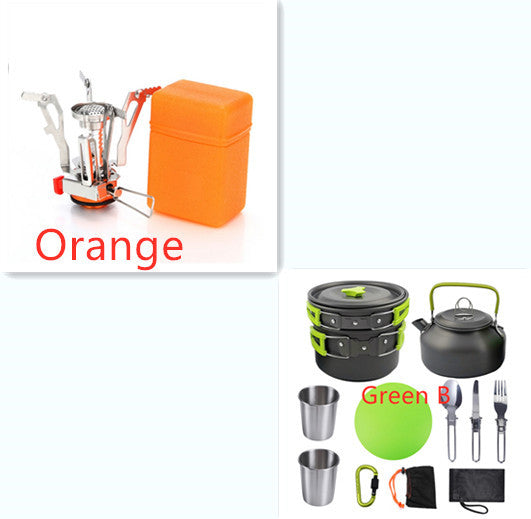 Outdoor Camping Cookware Cutlery Utensils Set