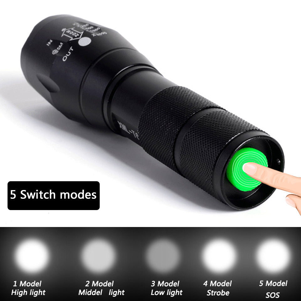 Strong Waterproof Super Bright Flashlight