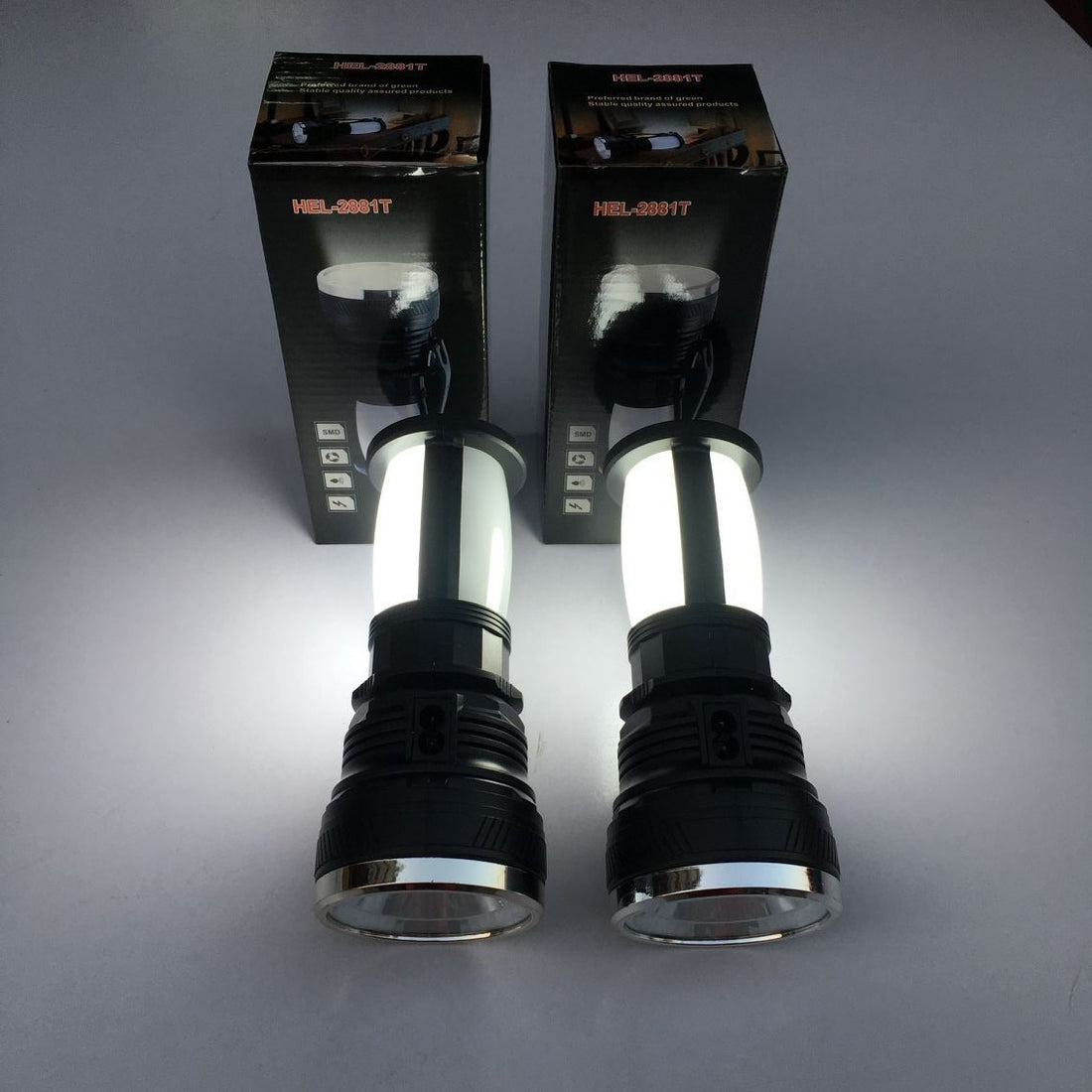 Camping tent flashlight