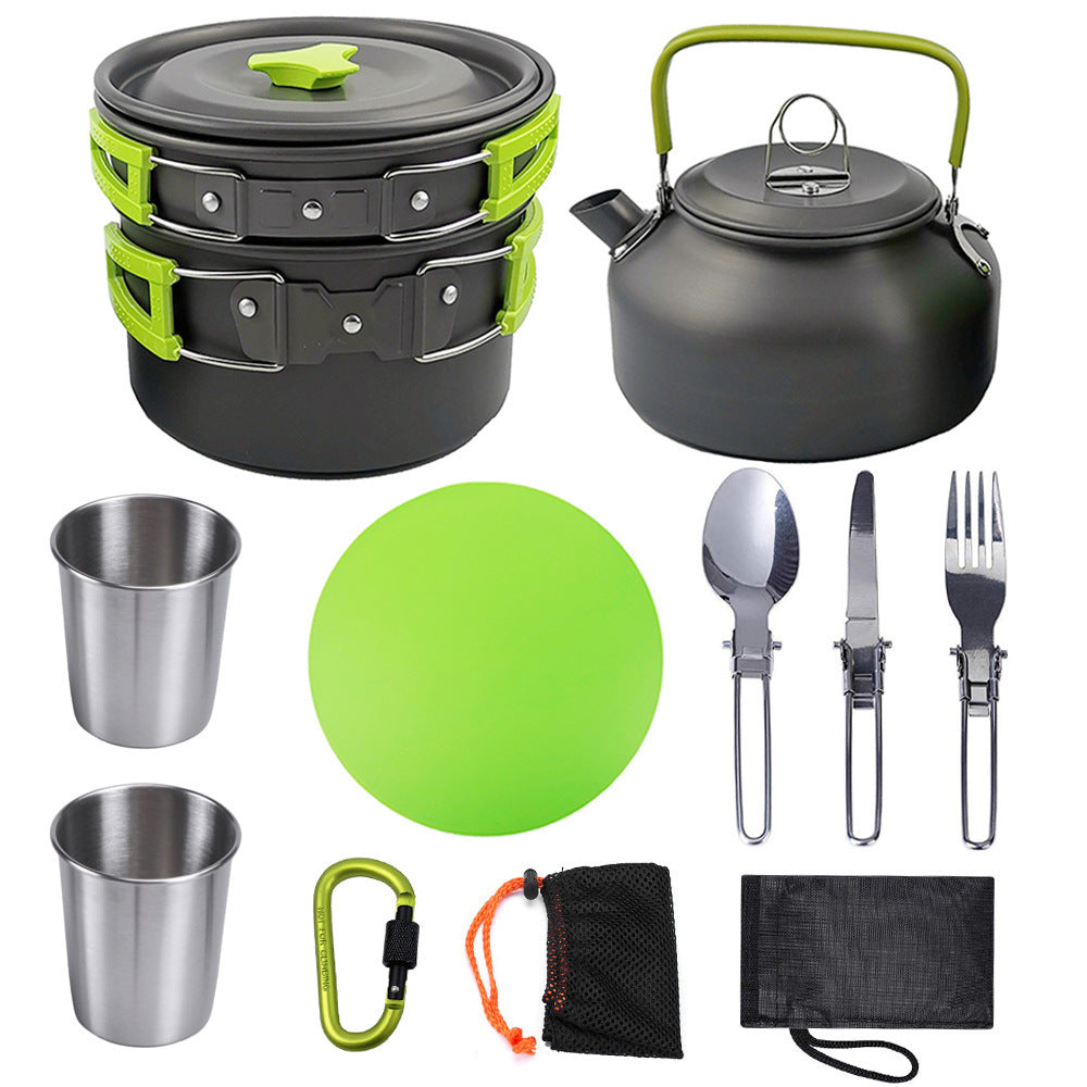 Outdoor Camping Cookware Cutlery Utensils Set