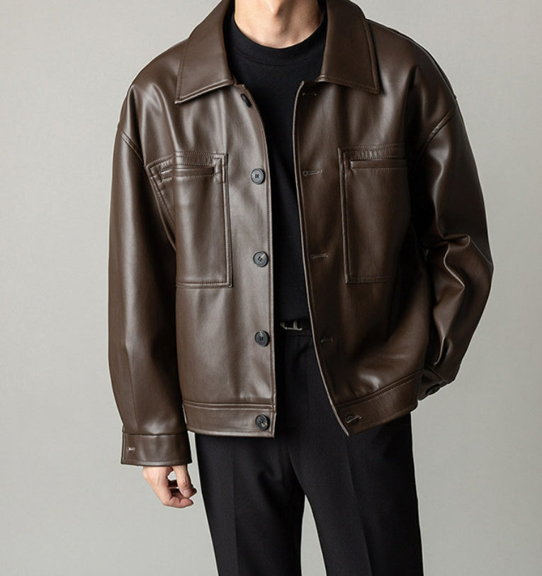 Motorcycle Autumn Leather Jacket