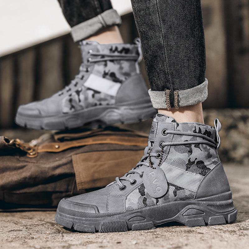 High-top Tooling Retro Outdoor Hiking Boots