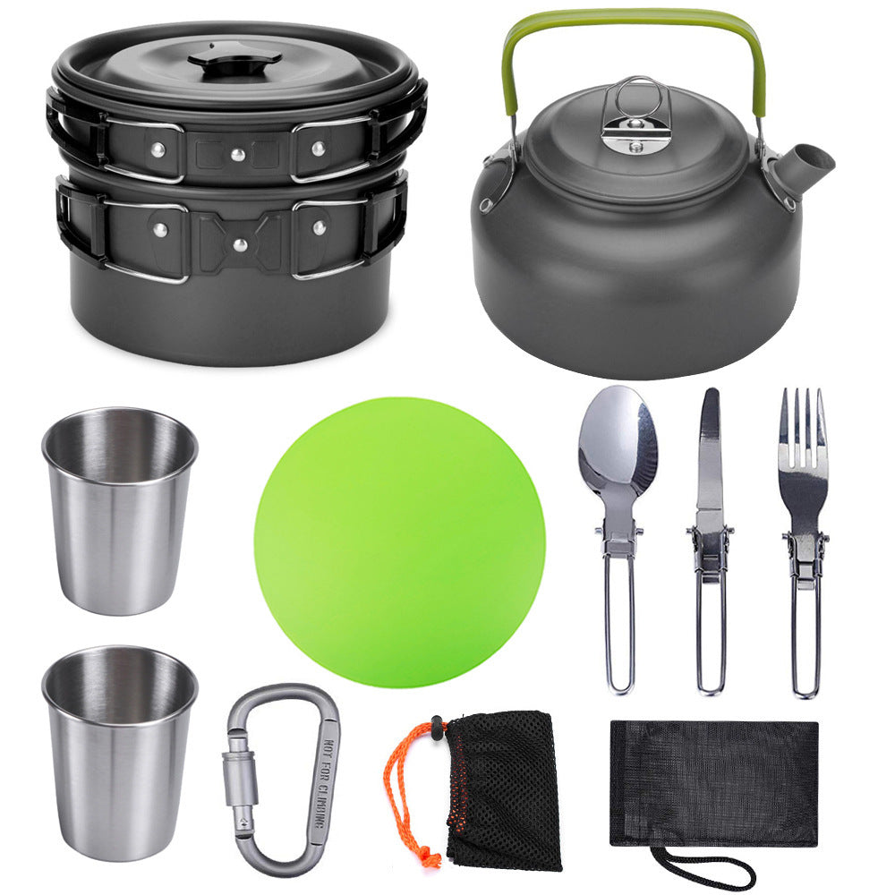 Outdoor Camping Cookware Cutlery Utensils Set