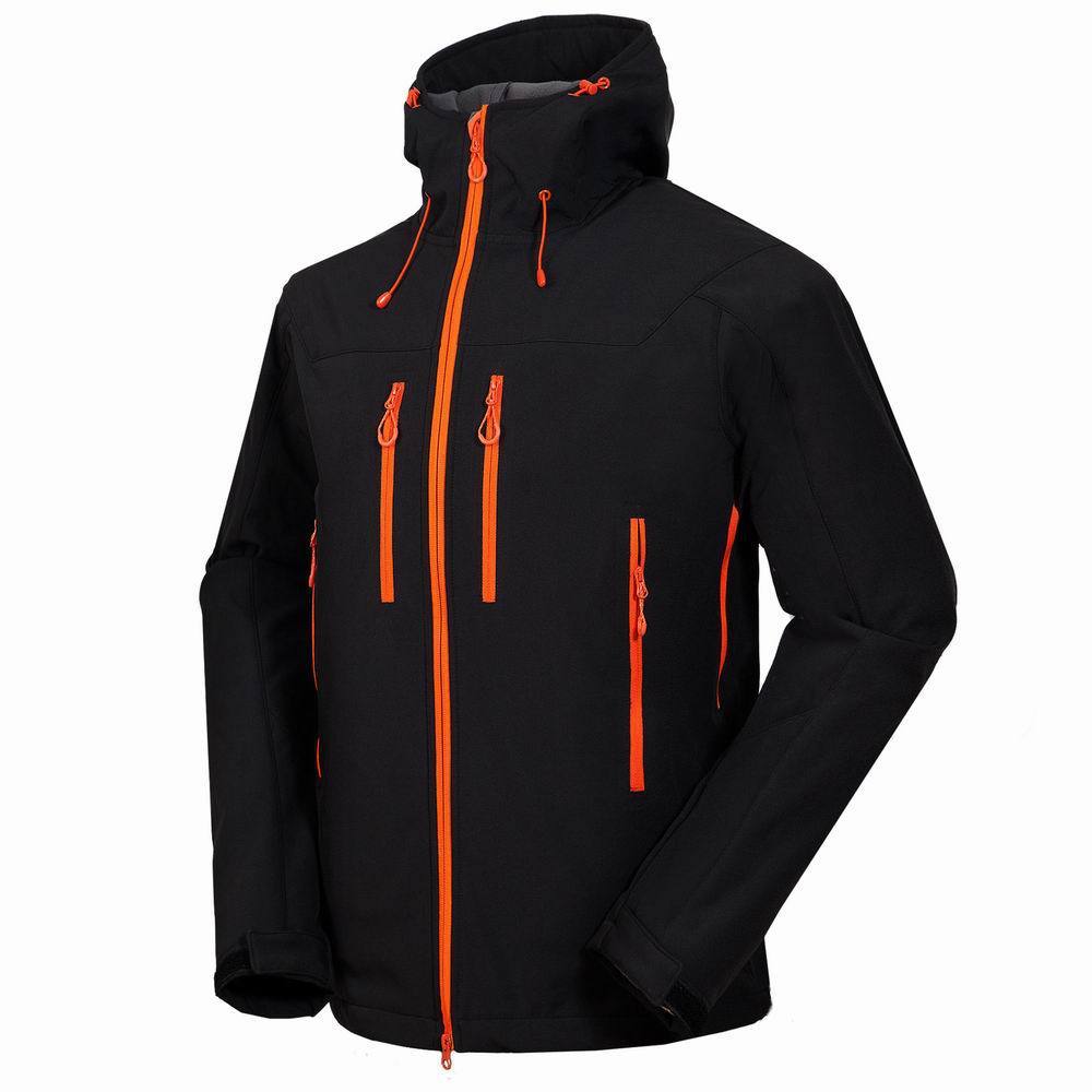 Men outdoor mountaineering camping shell jacket