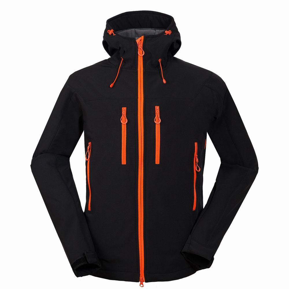 Men outdoor mountaineering camping shell jacket