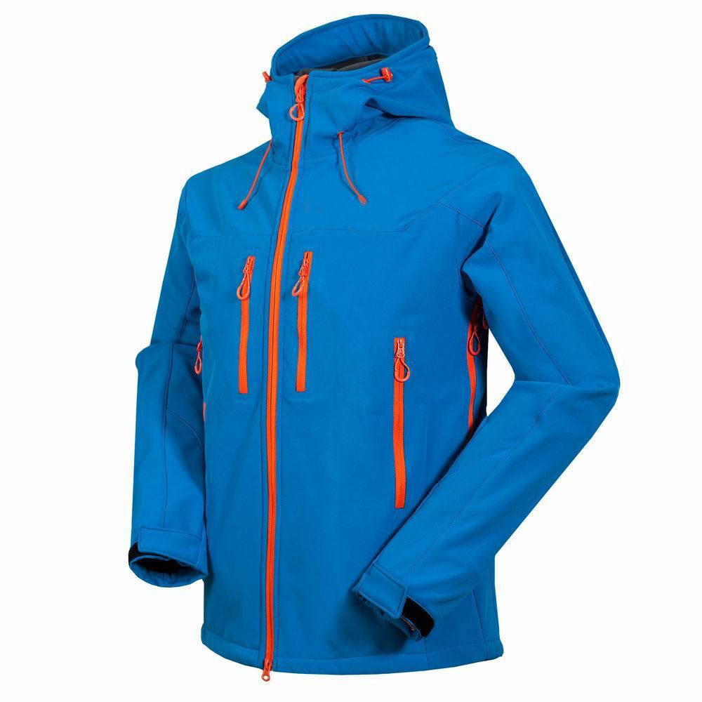 Men outdoor mountaineering camping shell jacket