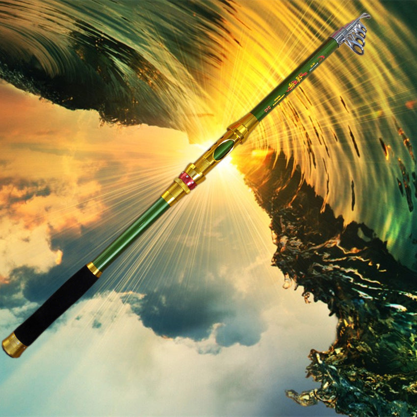 Glass steel fishing rod