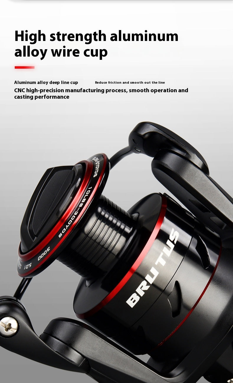 Lure Fishing Telescopic Spinning Reel