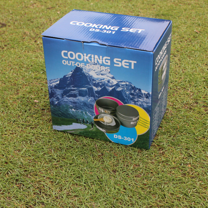 Outdoor Portable Cookware for 2-3 Person