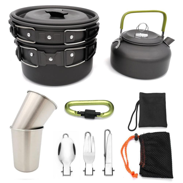 Outdoor Camping Cookware Cutlery Utensils Set