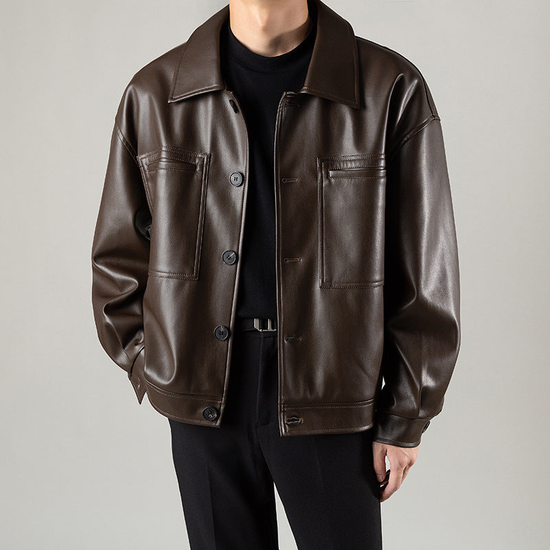 Motorcycle Autumn Leather Jacket