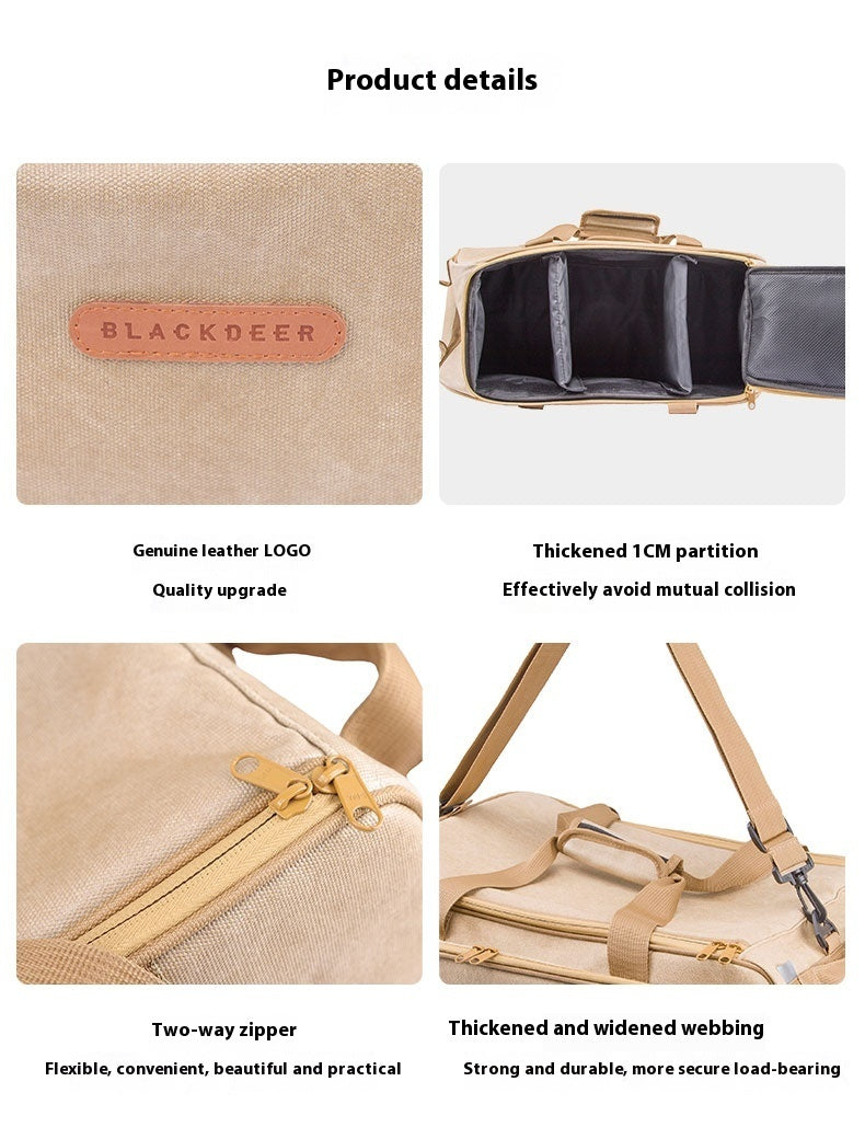 Outdoor Camping Thickened Gas Tank Stove Bag