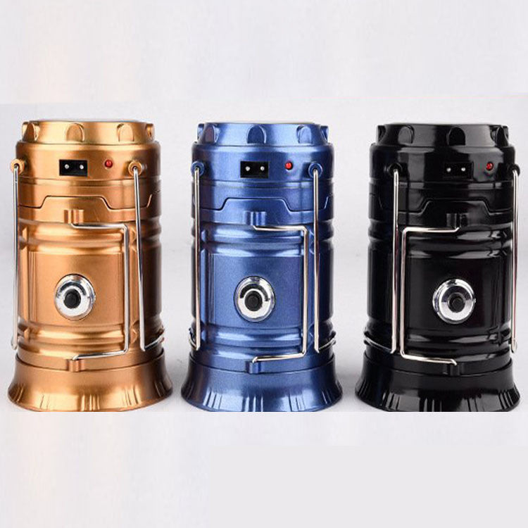 Multifunctional telescopic camping lantern
