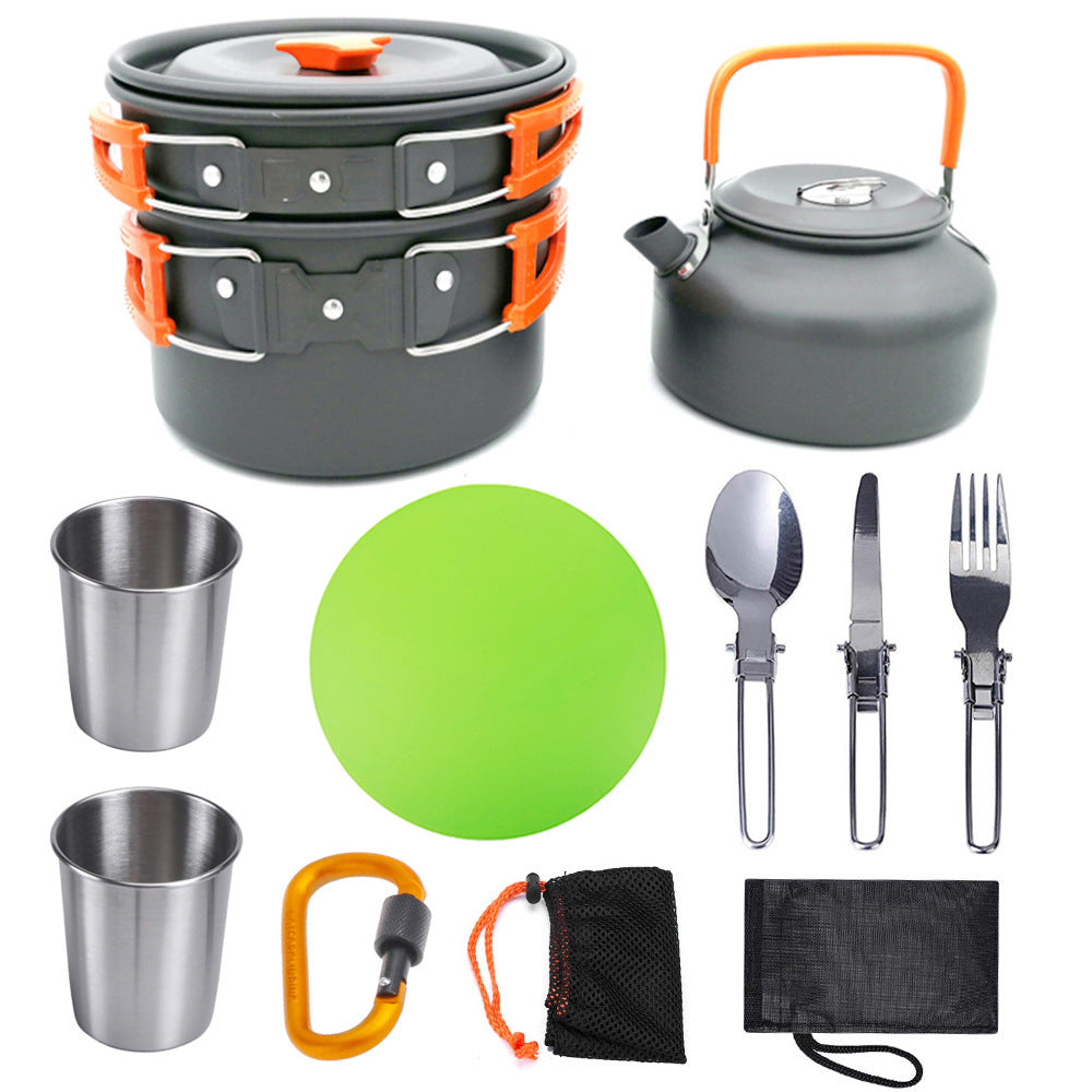 Outdoor Camping Cookware Cutlery Utensils Set