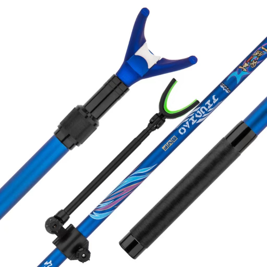 Carbon Battery Support Fishing Rod