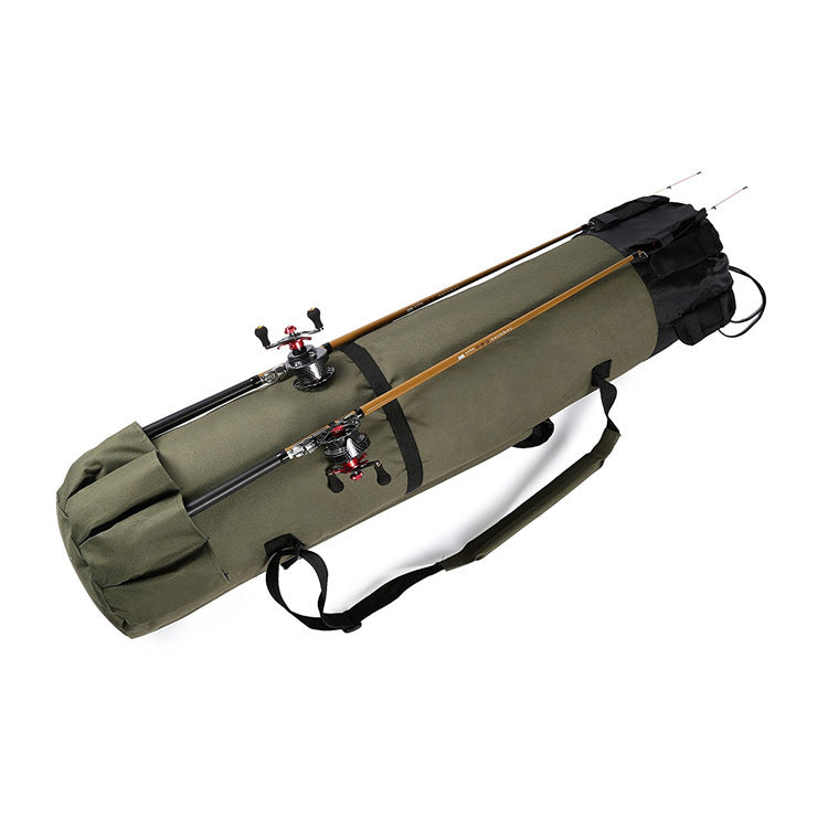 Fishing Rod Gear Cylindrical Fishing Bag