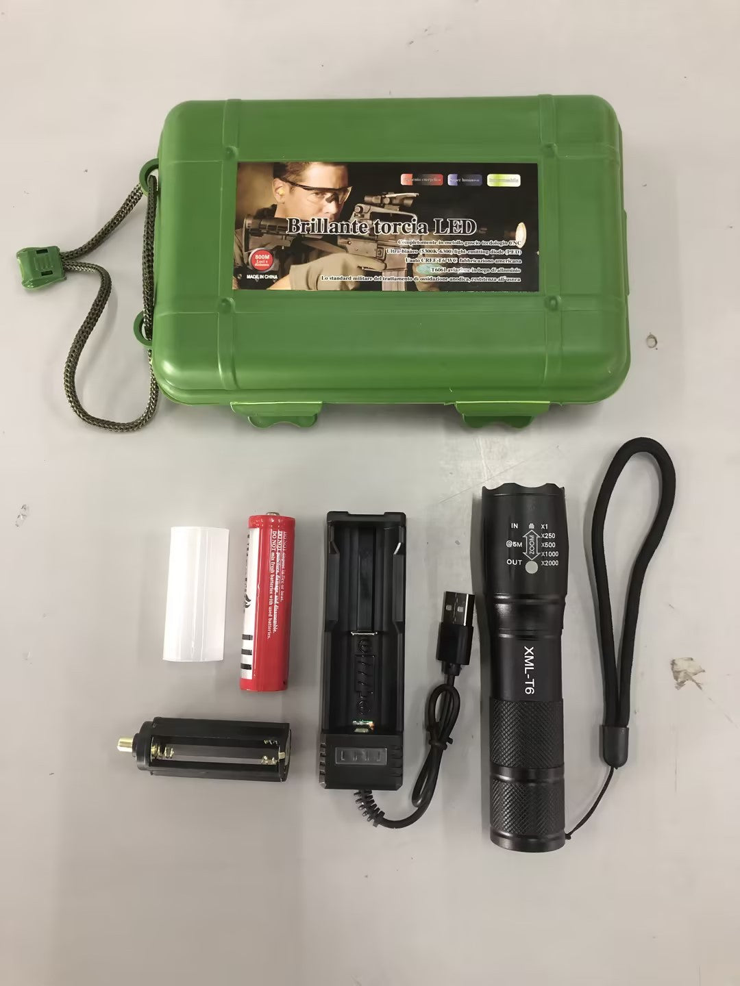 Strong Waterproof Super Bright Flashlight