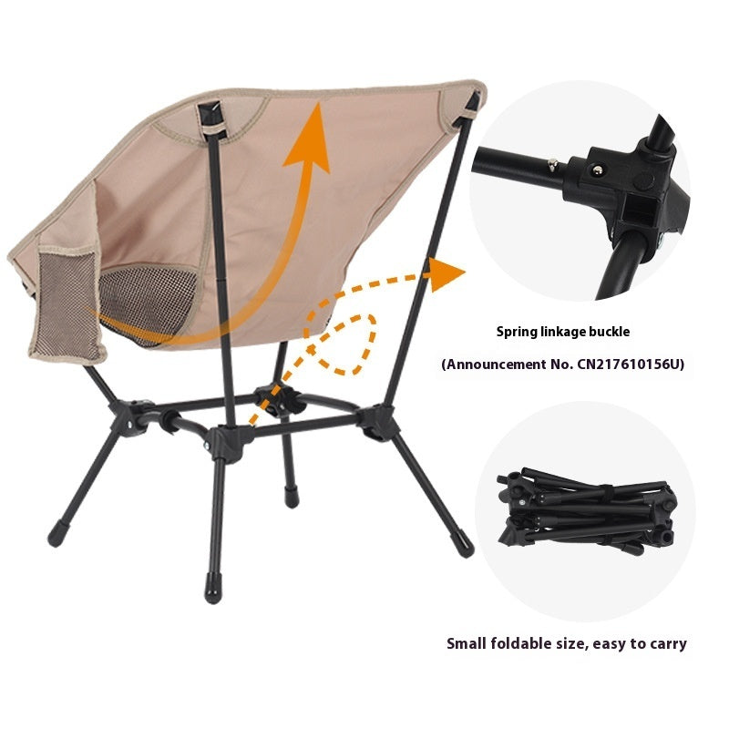 Square Camping Convenient Leisure Folding Chair