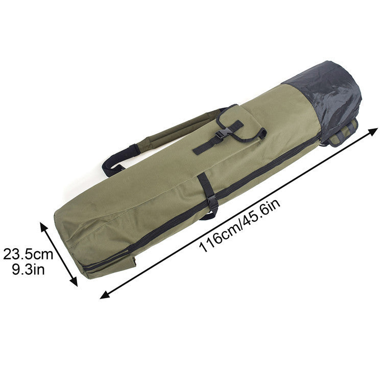 Fishing Rod Gear Cylindrical Fishing Bag