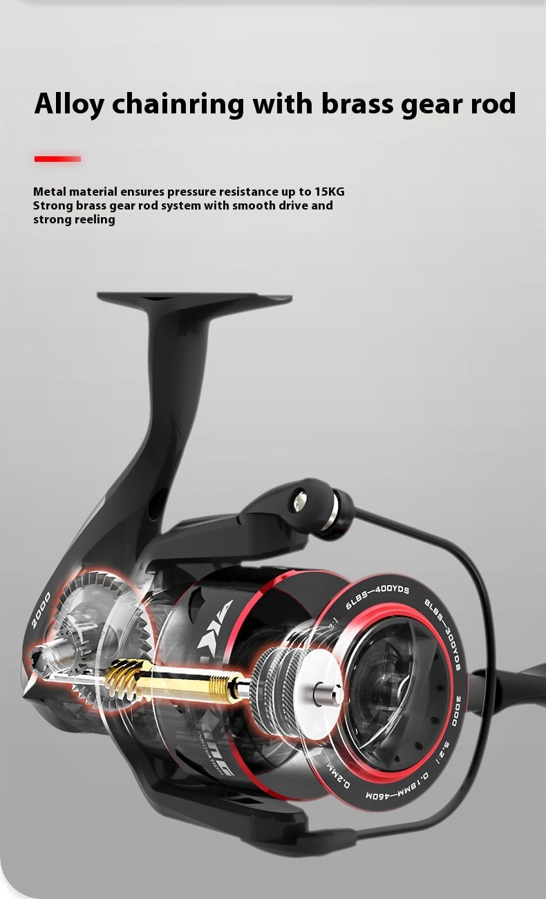 Lure Fishing Telescopic Spinning Reel