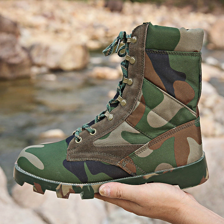 High Top Tactical Wear Resistant Hiking Boots
