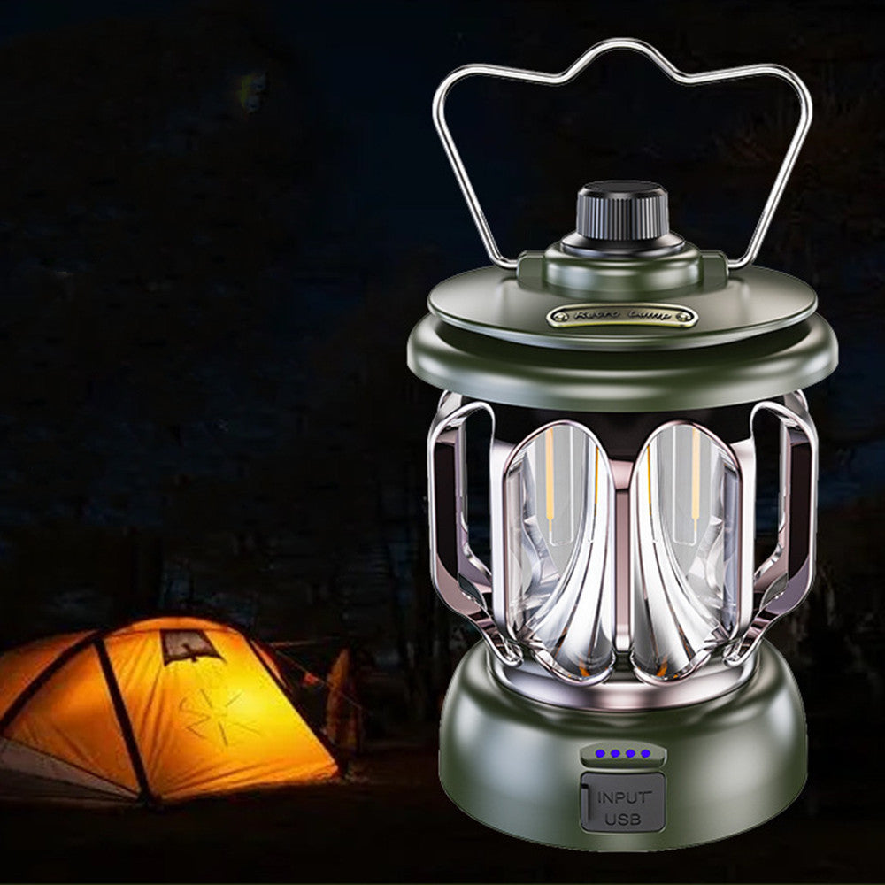 Outdoor Camping Retro Horse Lantern Portable