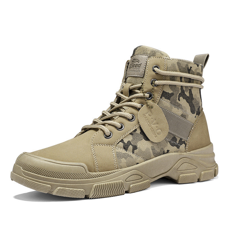 High-top Tooling Retro Outdoor Hiking Boots