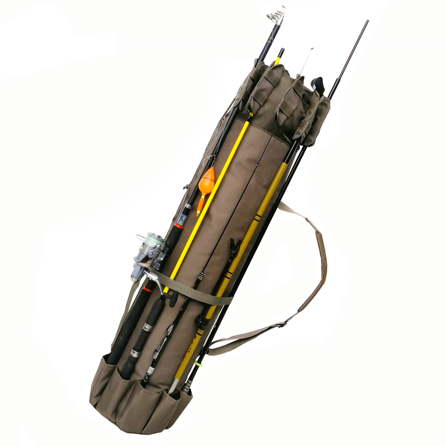 Fishing Rod Gear Cylindrical Fishing Bag