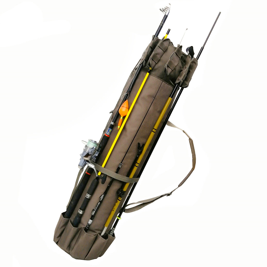 Fishing Rod Gear Cylindrical Fishing Bag