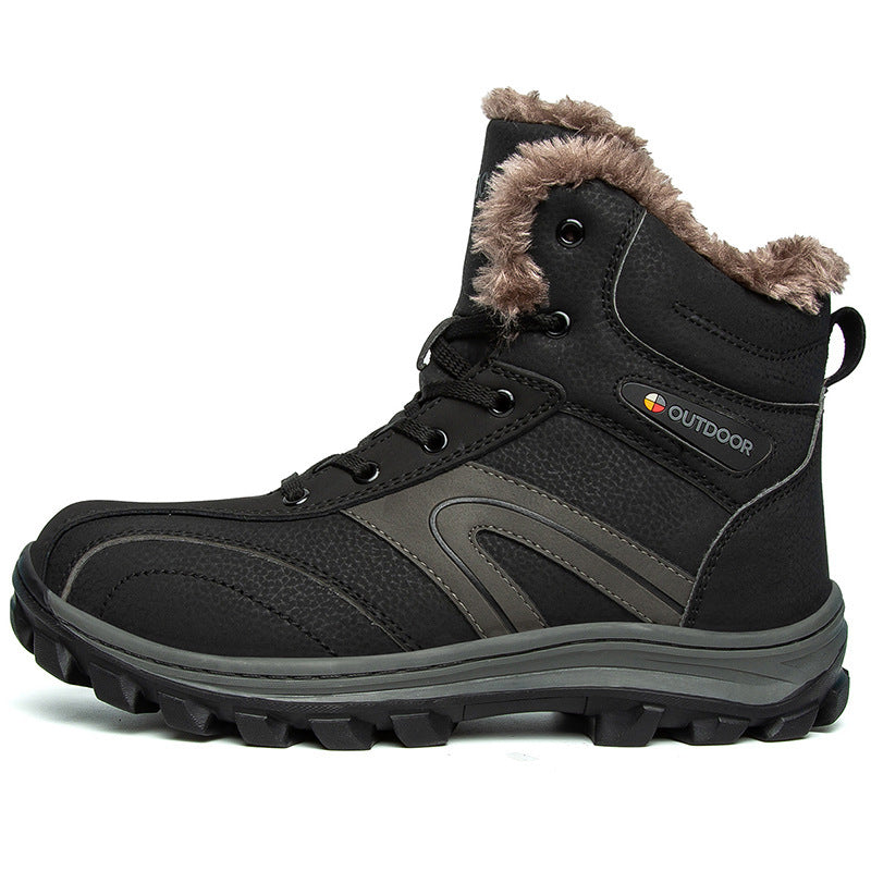 Cotton Winter Plus Velvet Warm Plus Size Hiking Boots