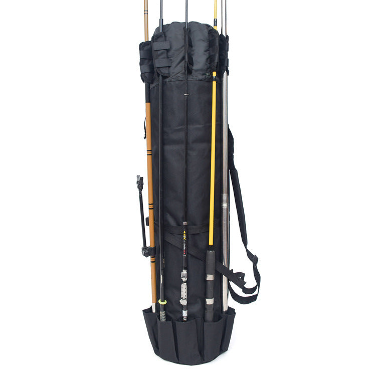 Fishing Rod Gear Cylindrical Fishing Bag
